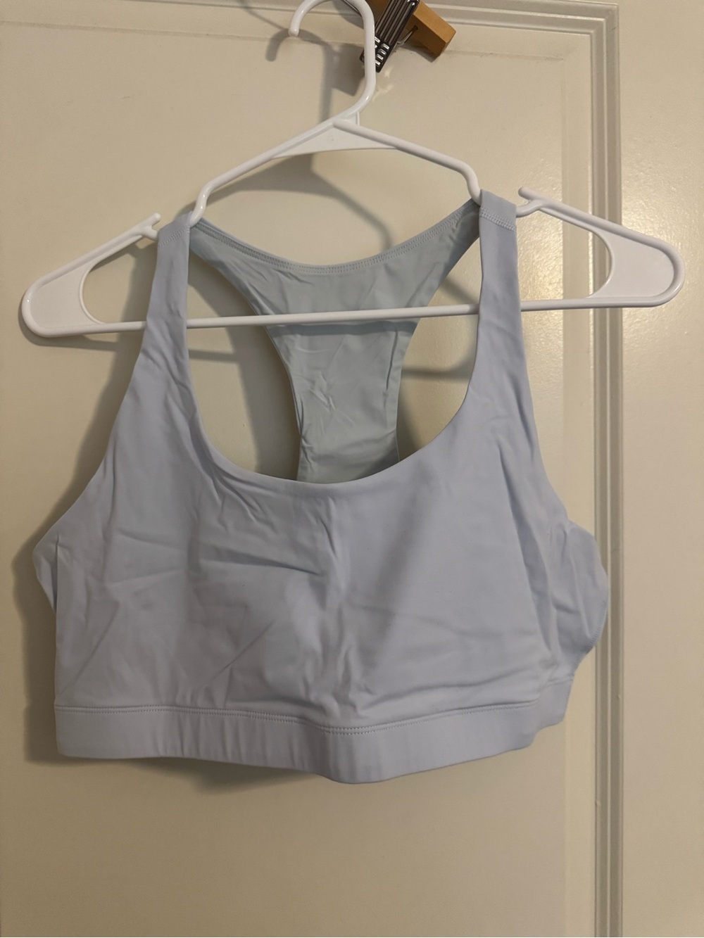 Outdoor Voices Light Blue Racerback Sports Bra